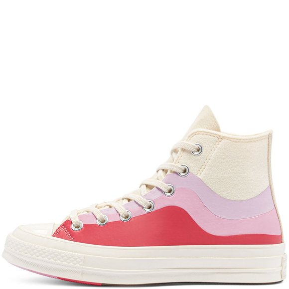 Chuck 70 High 'Thermo Felt - Winter White Pink - Picture 2 of 4